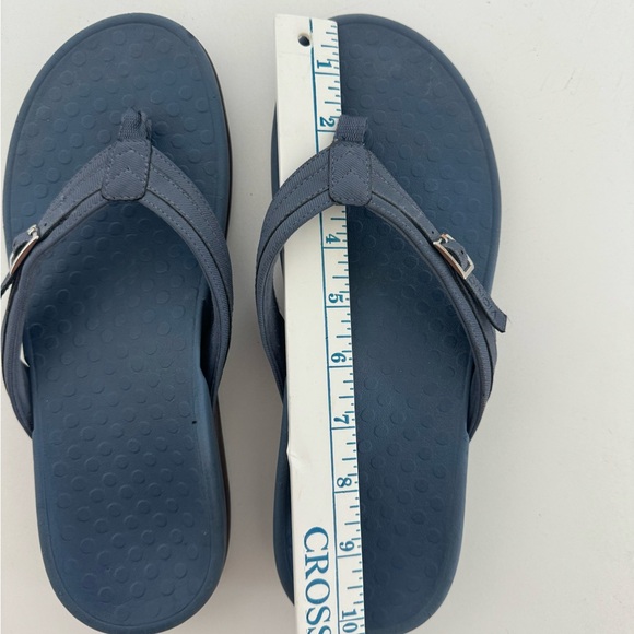 Vionic Tide Patty Womens Size 9 Blue Casual Slipper Flip Flop Thong Sandals - Picture 6 of 6